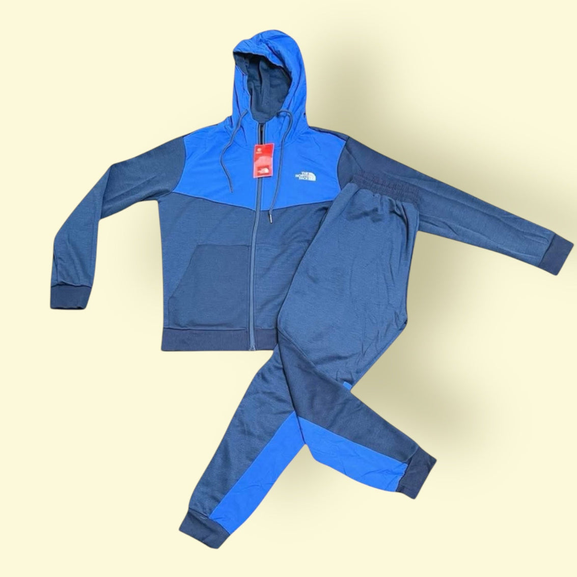 The North Face Tracksuit blue