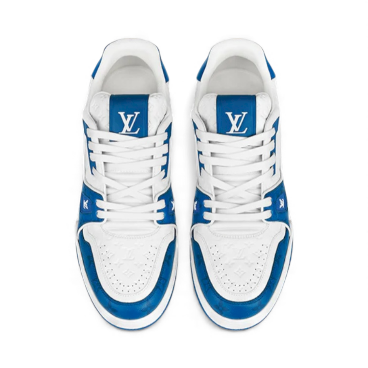 LV Trainer #54 signature White Blue