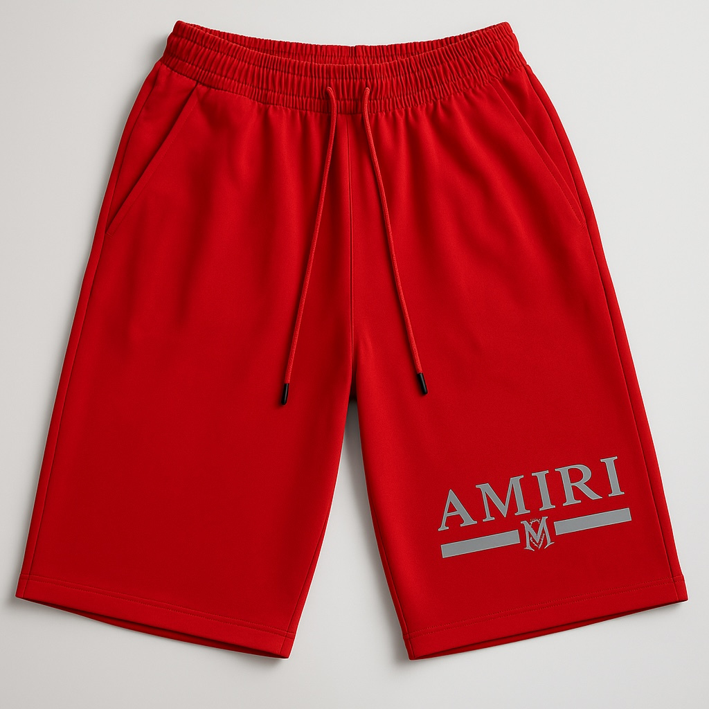 AMIRI T-Shirt and Short set men red