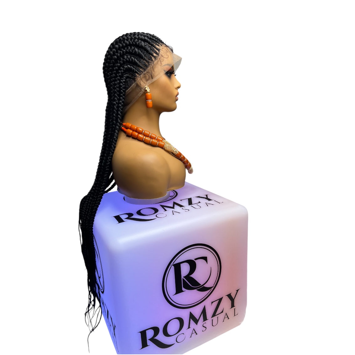 Ready to ship next day(FREE SHIPPING)! Braided wig, Perruque, Full Lace braided wig for black women