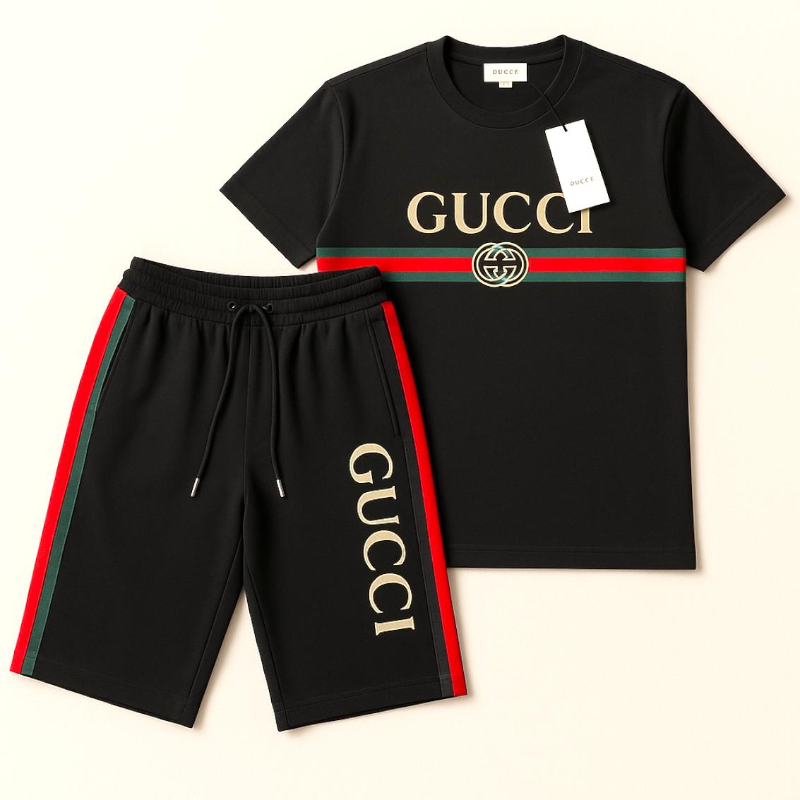 GUCCI T-shirt & Short set black