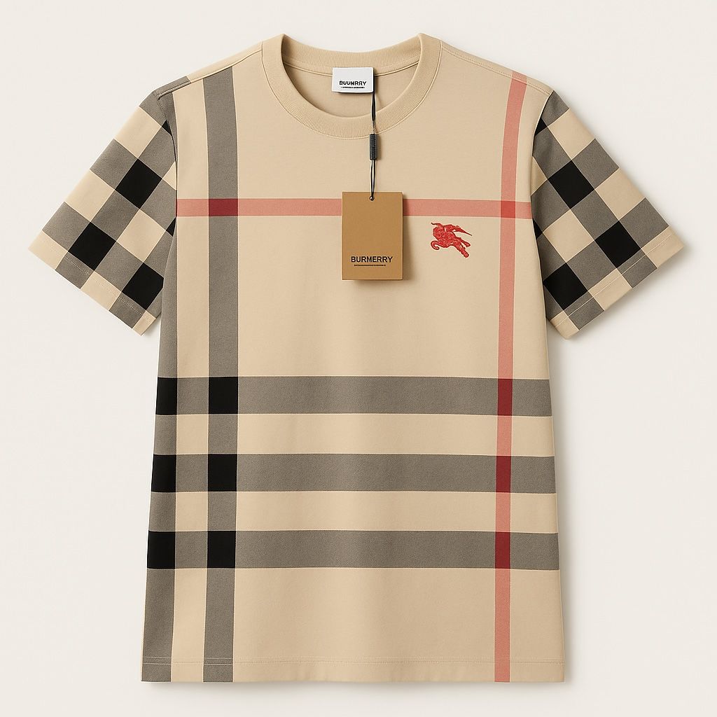 Burberry T-shirt and Short set men beige
