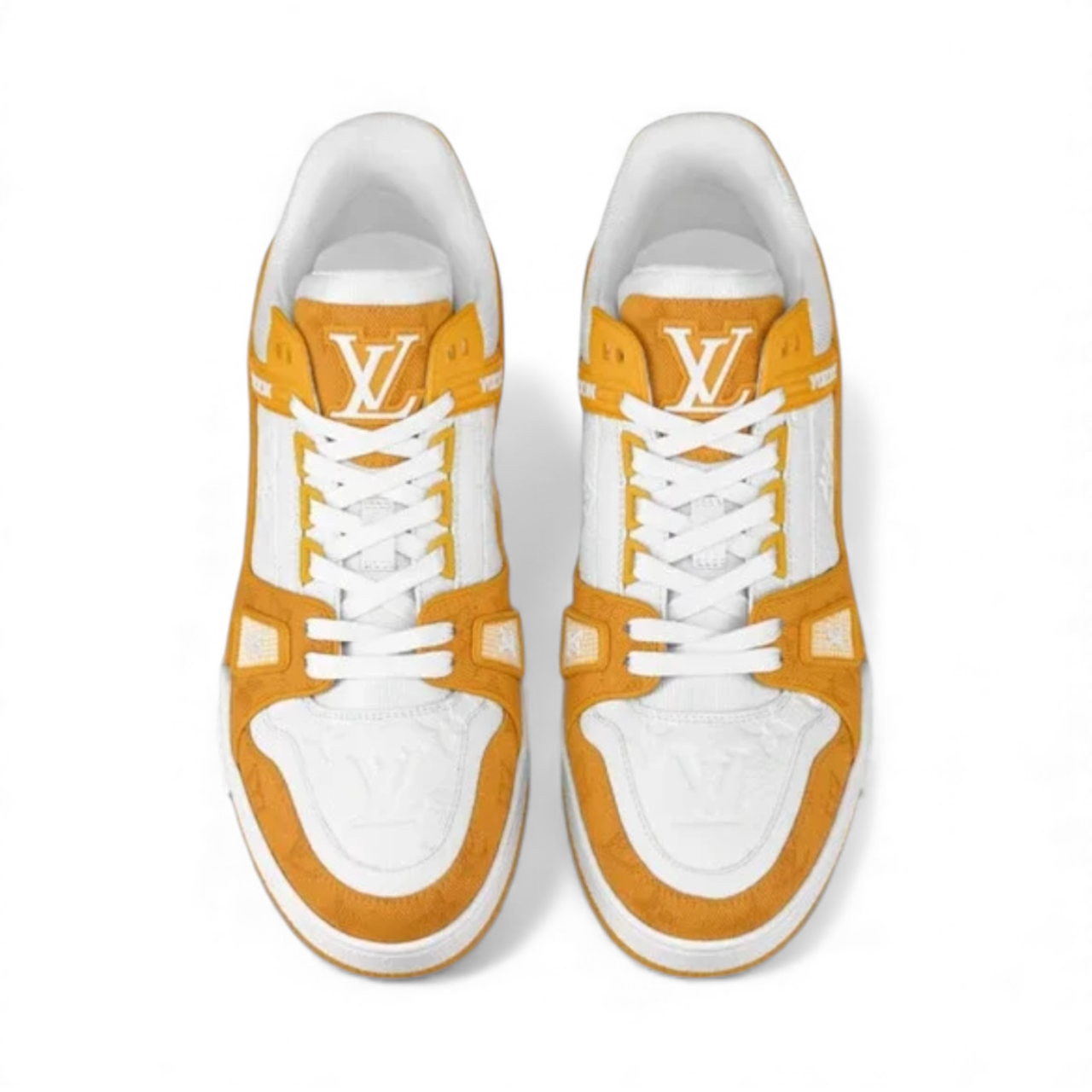 LV Trainer Low Yellow Monogram Denim