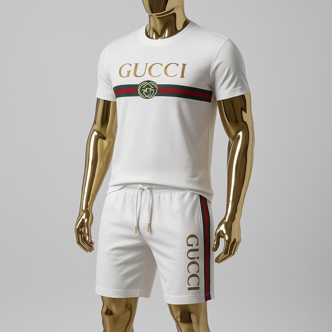 GUCCI T-shirt and shorts set for men stylish casual designer outfit