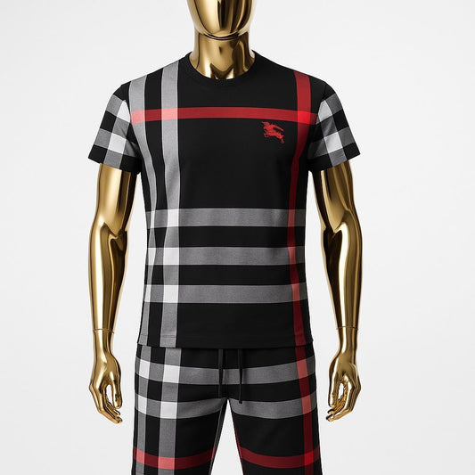 Burberry T-shirt and Short set men black