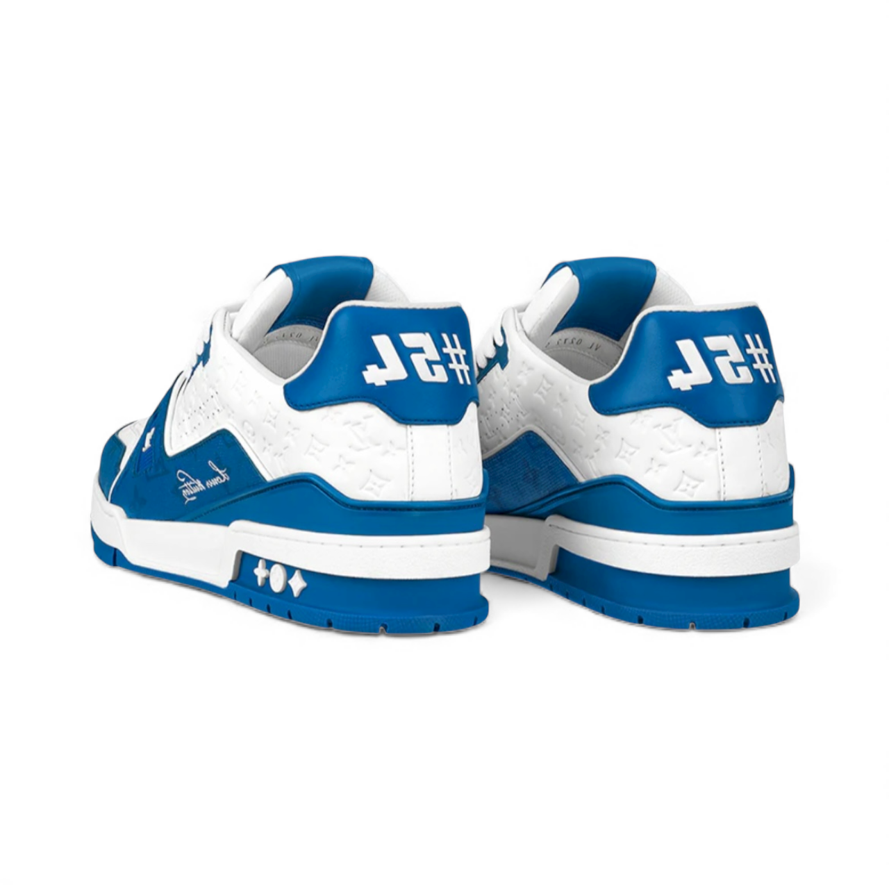 LV Trainer #54 signature White Blue